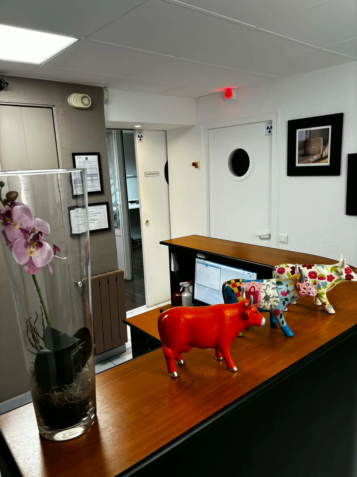 L'entrée du cabinet