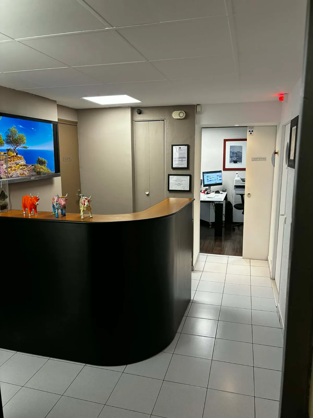 L'entrée du cabinet