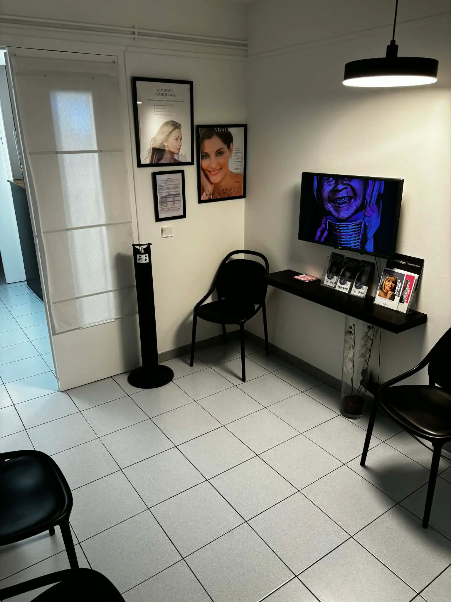 La salle d'attente du cabinet